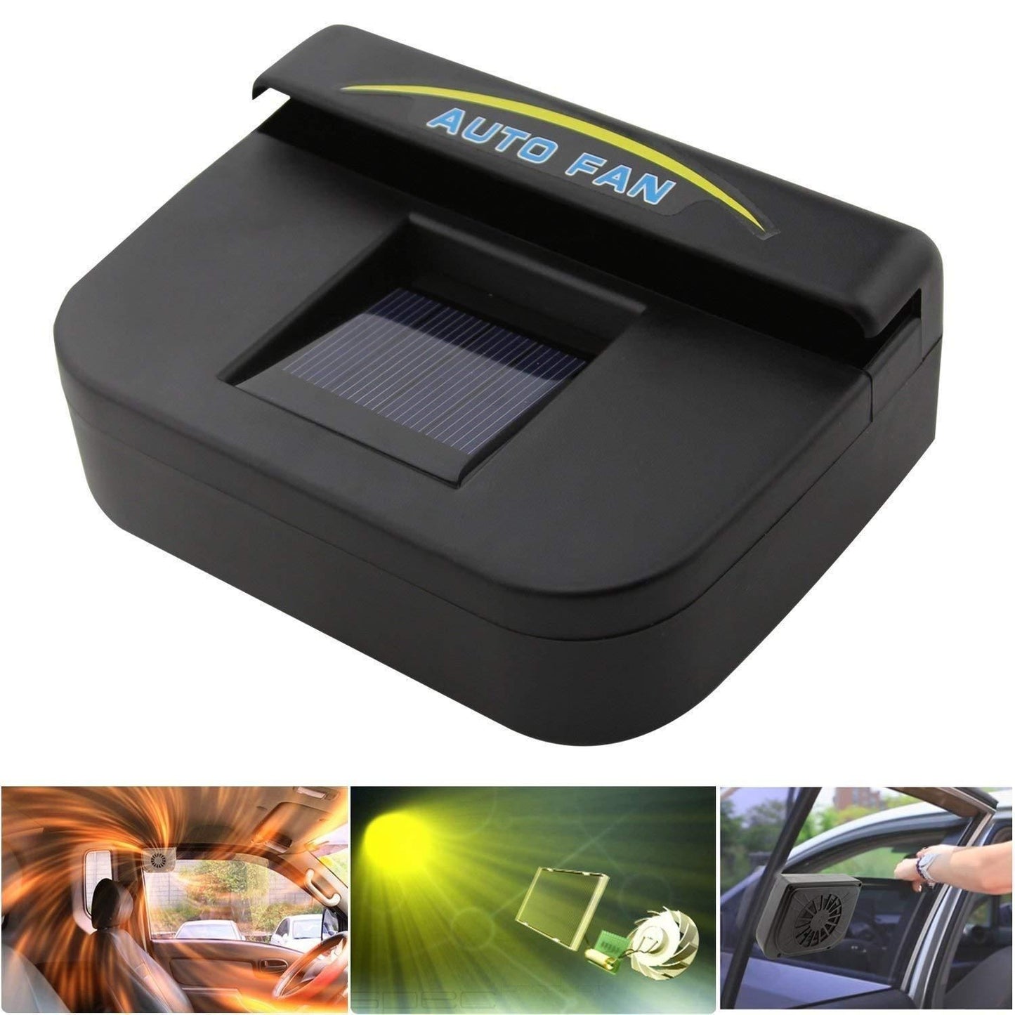 Solar AutoCool™ – Solar-Powered Car Vent Fan for a Breezier Ride