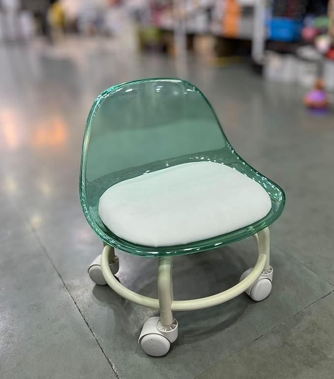 Chic Kids Transparent Chair – Stylish, Space-Saving Comfort for Every Little Corner (Pack of 1)