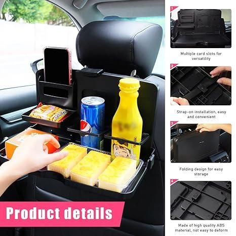 Car Travel Foldable Dining & Food Tray – Your Ultimate On-the-Go Companion