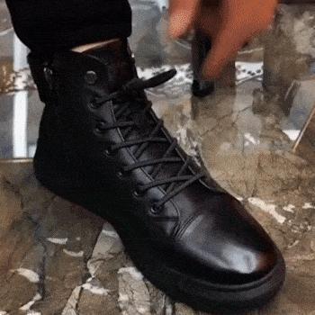 Men’s UrbanEdge™ Casual Boots – Rugged Style Meets All-Day Comfort (Black)