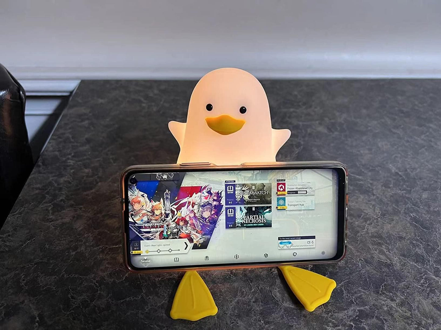 Adorable Duck Night Light Lamp – Soft Glow Touch Sensor Mood Light (Pack of 1)