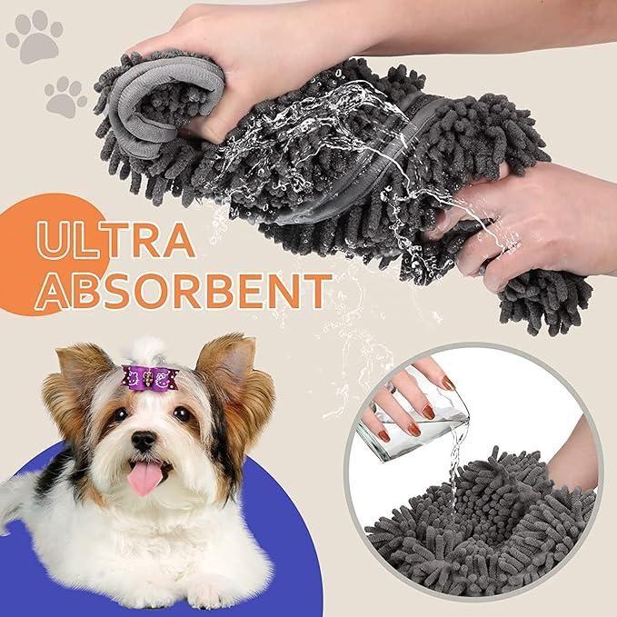 Microfiber Ultra Soft Pet Towel – Gentle, Quick-Dry Comfort for Your Beloved Companion