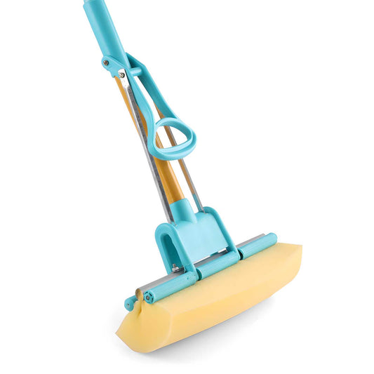 SmartClean™ Multi-Purpose Foldable Floor Squeeze Mop – Stainless Steel, Effortless 360° Cleaning