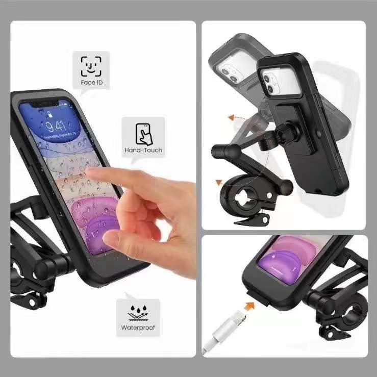 Universal 360° Rotation Waterproof Bike Phone Holder