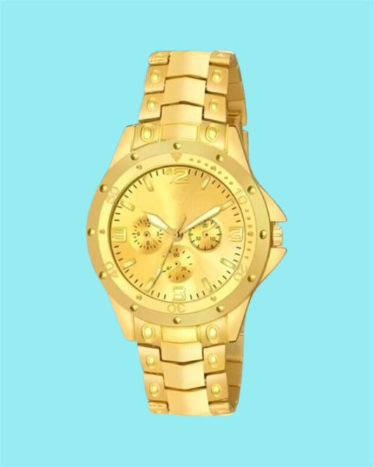 Elite Chrono Stainless Steel Analog Watch – Bold Design, Timeless Precision