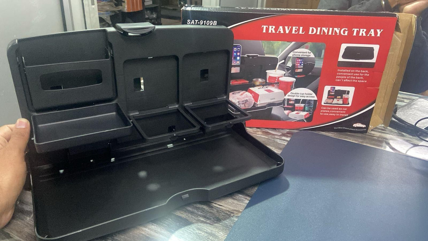 Car Travel Foldable Dining & Food Tray – Your Ultimate On-the-Go Companion