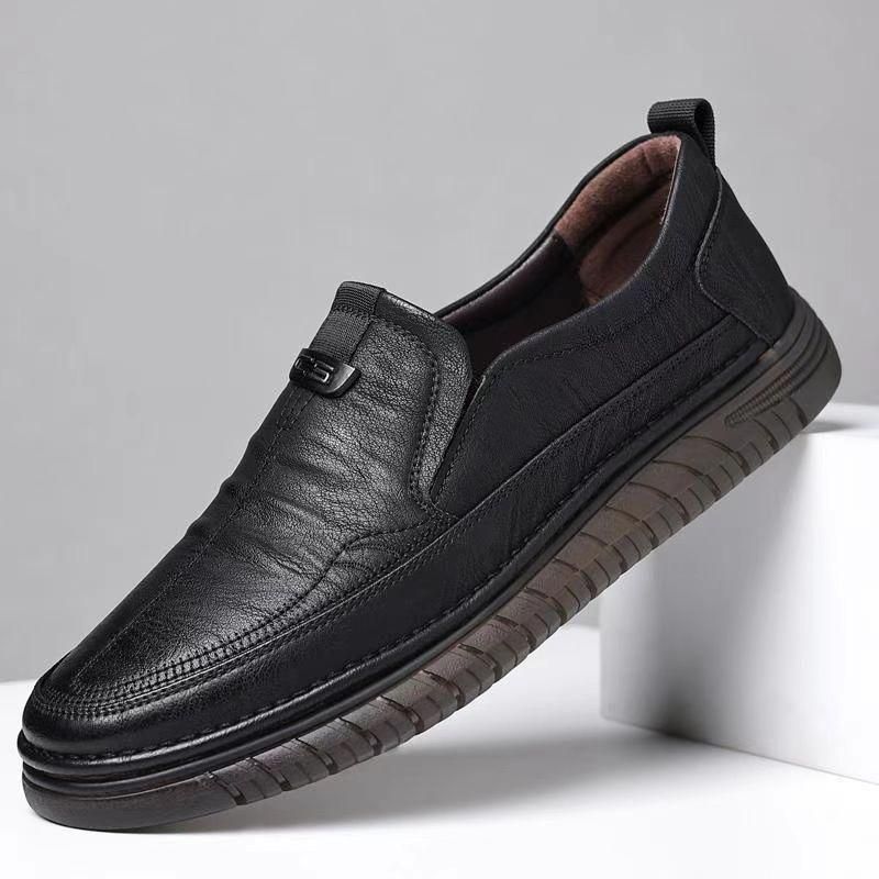 Men's Classic Black Casual Loafers – Effortless Style, Everyday Comfort