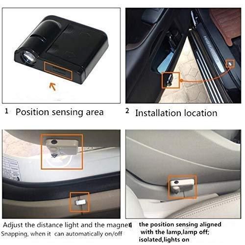 Wireless Car Welcome Logo Shadow Projector Ghost Lights – Custom Door Light Kit (Pack of 2)