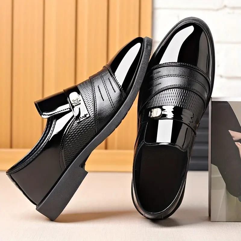 Men's Stylish Synthetic Formal Shoes – Elevate Your Look with Effortless Elegance