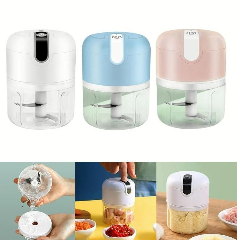 Mini Electric Garlic & Meat Chopper – Compact, Powerful & Time-Saving Food Prep Essential