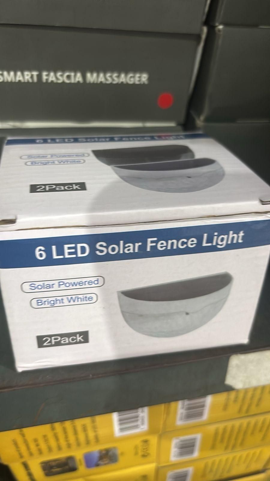 Solar Fence Light – Elegant Outdoor Illumination Powered by the Sun (Pack of 1)