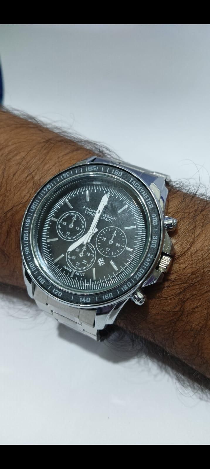 BD Men Silver Stainless Steel Strap Watch – Timeless Elegance Meets Modern Style