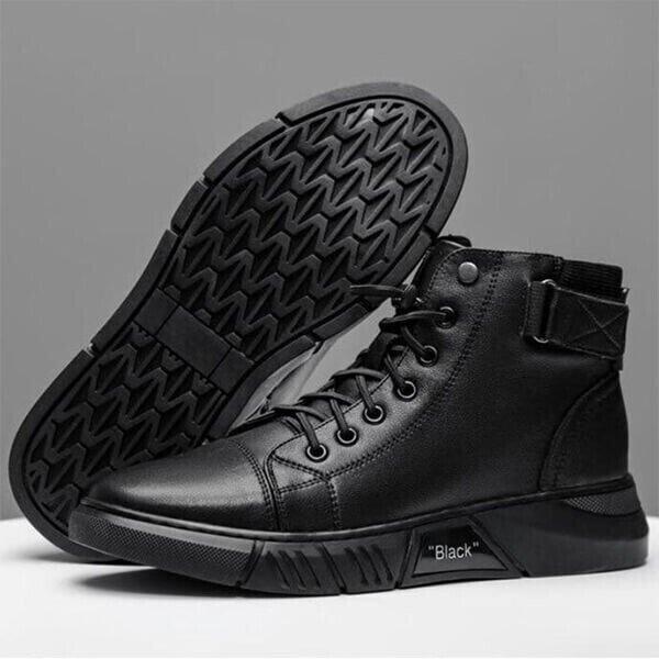 Men’s UrbanEdge™ Casual Boots – Rugged Style Meets All-Day Comfort (Black)
