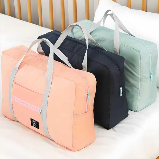Foldable Travel Bag Tote - Lightweight, Waterproof Duffel for Easy Travel