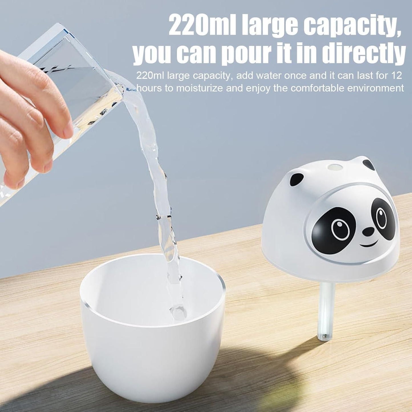 SnuggleGlow Cute Panda Night Lamp – Touch-Sensor Color Changing Light for Kids & Nursery
