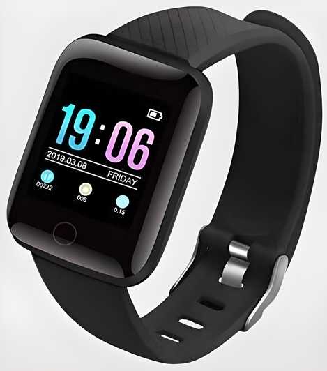 ID116 Plus Smart Fitness Tracker – Sleek Color Screen Smartwatch for Active, Stylish Living
