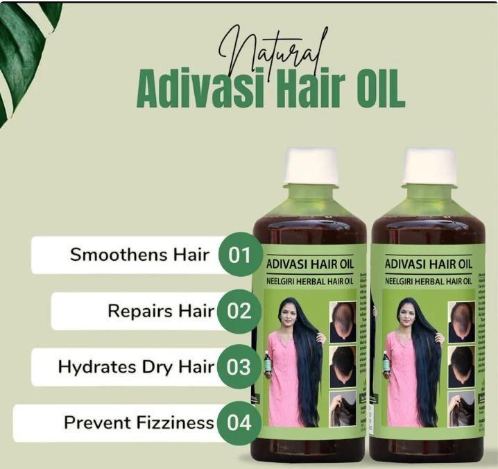 Adivasi Neelgiri Herbal Hair Oil – The Ultimate Solution for Strong, Healthy & Lustrous Hair