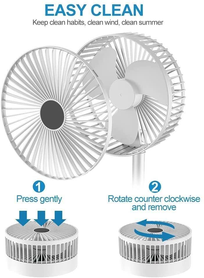 Chill Anywhere: The Ultimate Rechargeable High-Speed Desk Fan