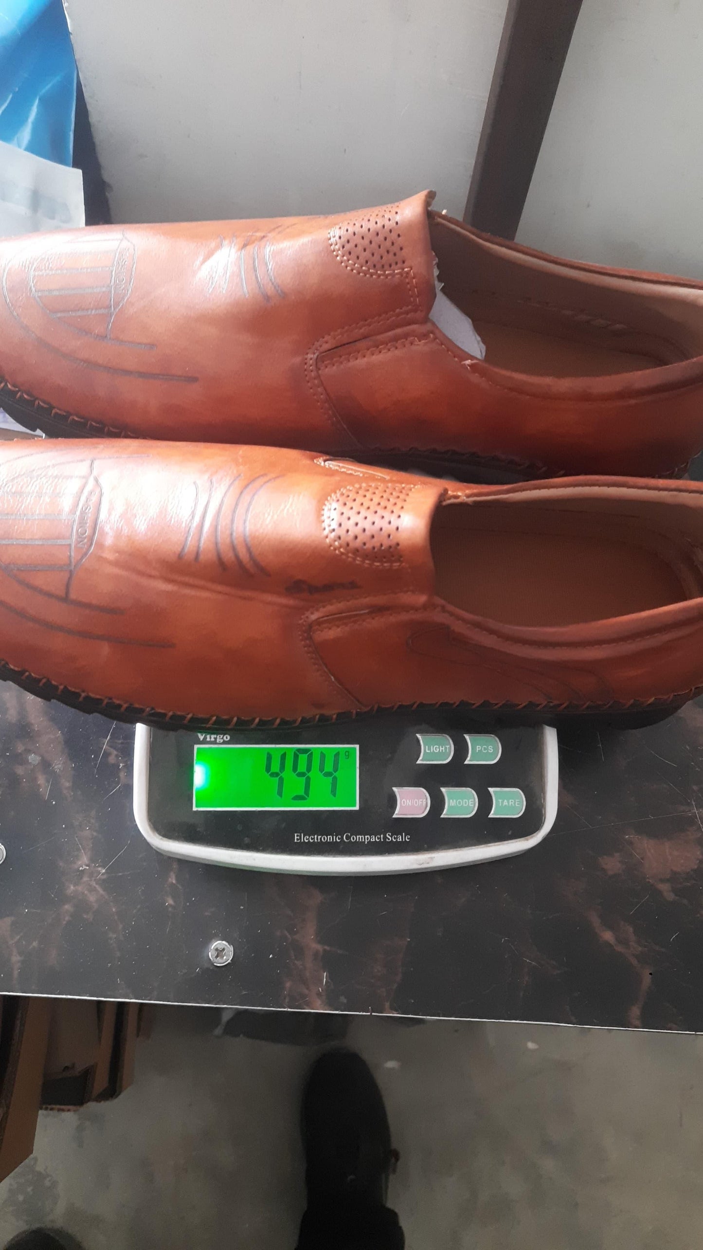 Classic Brown Men’s Leather Shoes – Premium Comfort with Timeless Style (Size 6–10)