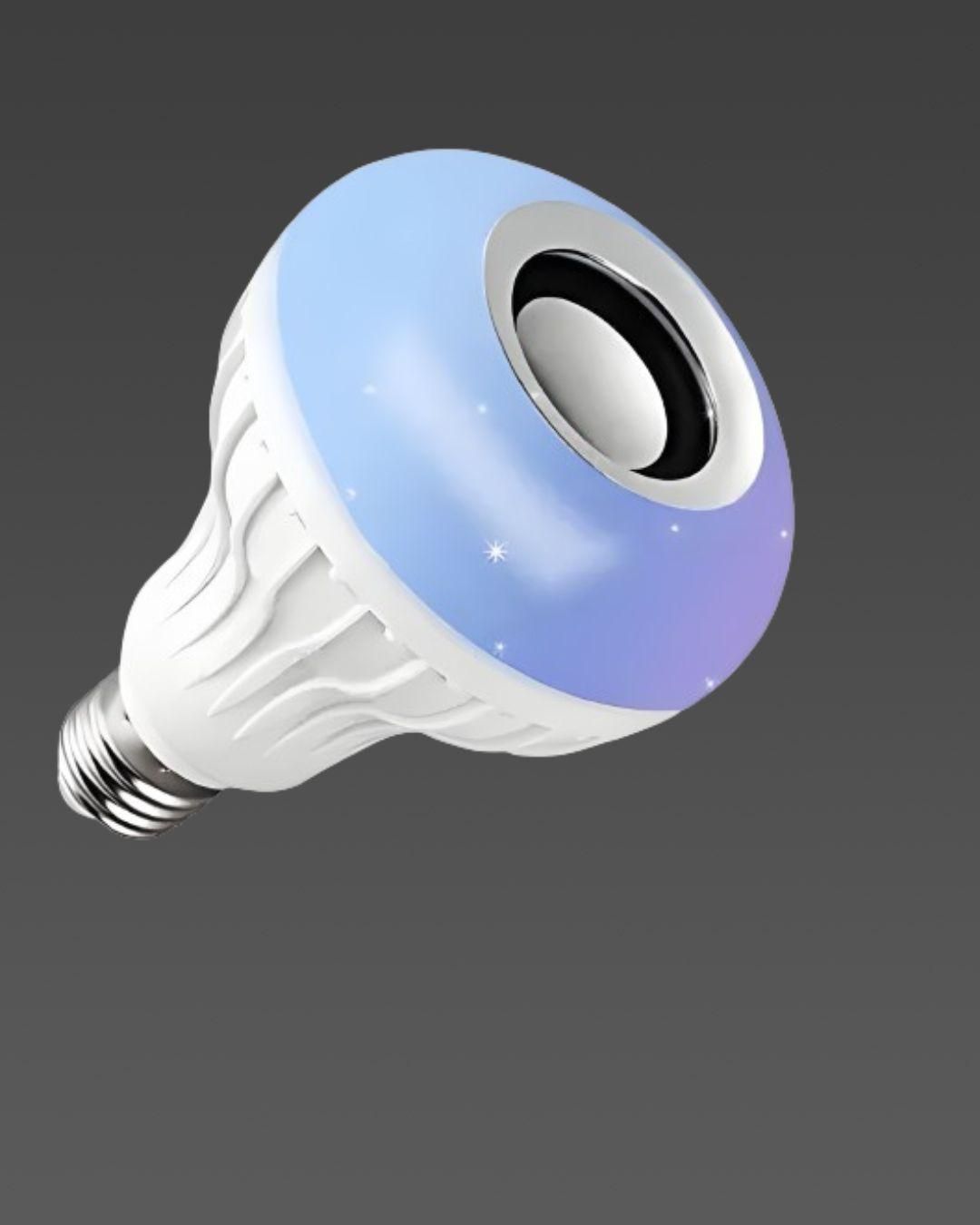 Transform Your Space with the Colour-Changing LED Bulb with Bluetooth Speaker & Remote