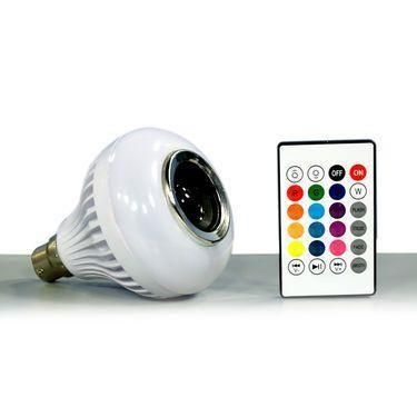 Transform Your Space with the Colour-Changing LED Bulb with Bluetooth Speaker & Remote