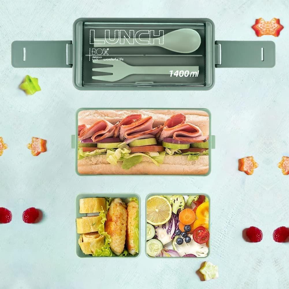 Modern Bento Compartment Lunch Box – Stylish, Leak-Proof, and Perfectly Portable (Pack of 1)