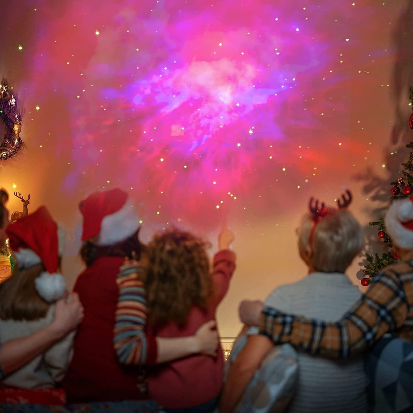 Astronaut Galaxy Projector - 360° Magnetic Head Rotation, Remote Control