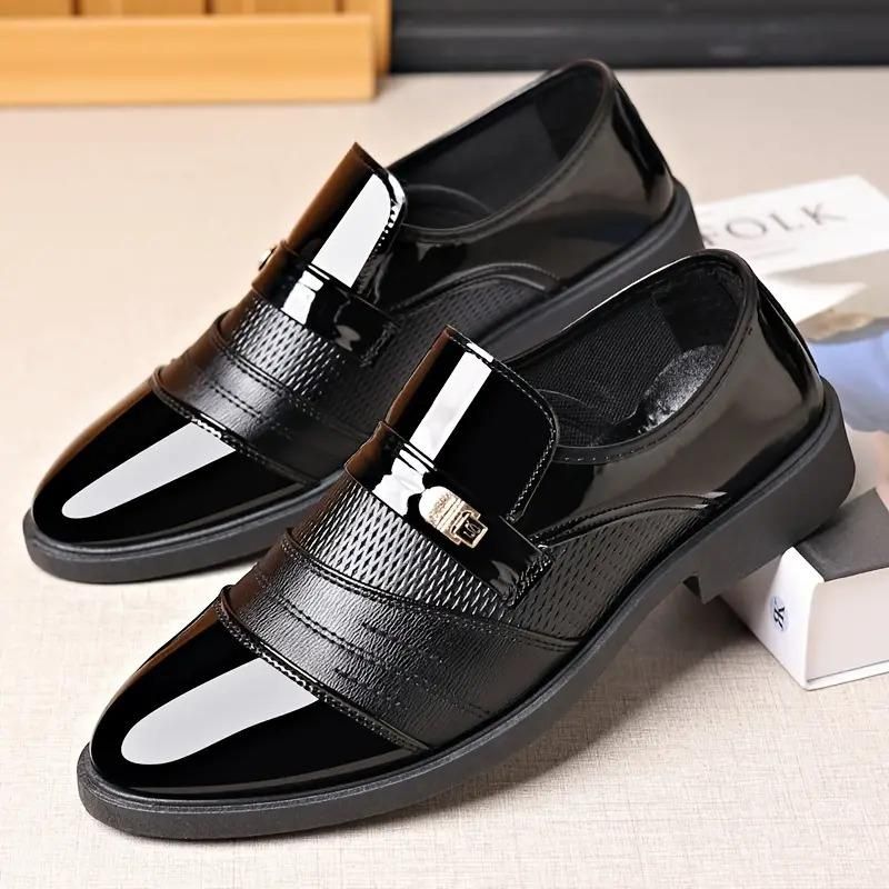 Men's Stylish Synthetic Formal Shoes – Elevate Your Look with Effortless Elegance