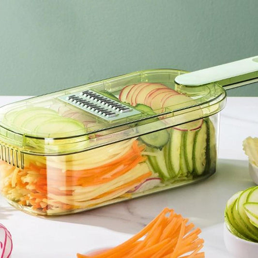 5-in-1 Multipurpose Vegetable Slicer – Chop, Slice, Shred & Spiralize with Ease