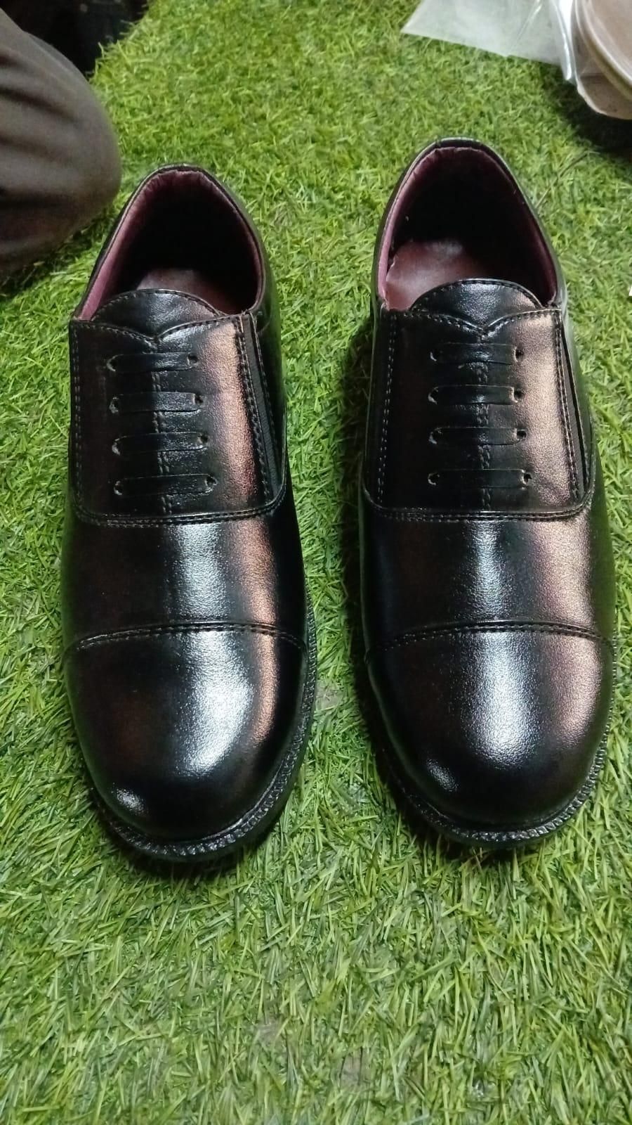 Men's Smart Formal Shoes – Classic Black Elegance with All-Day Comfort