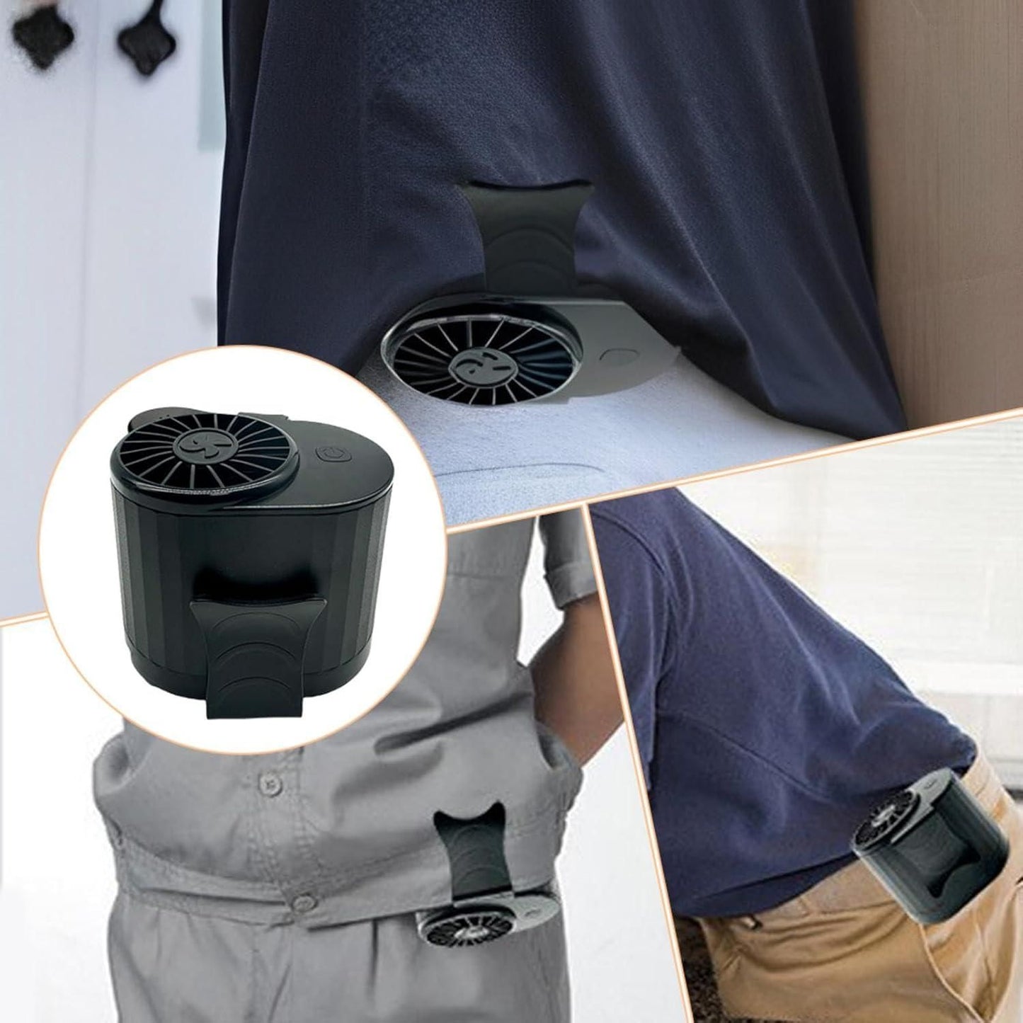 BreezeBuddy™ Clip-On Portable Fan – Your Hands-Free Cooling Sidekick