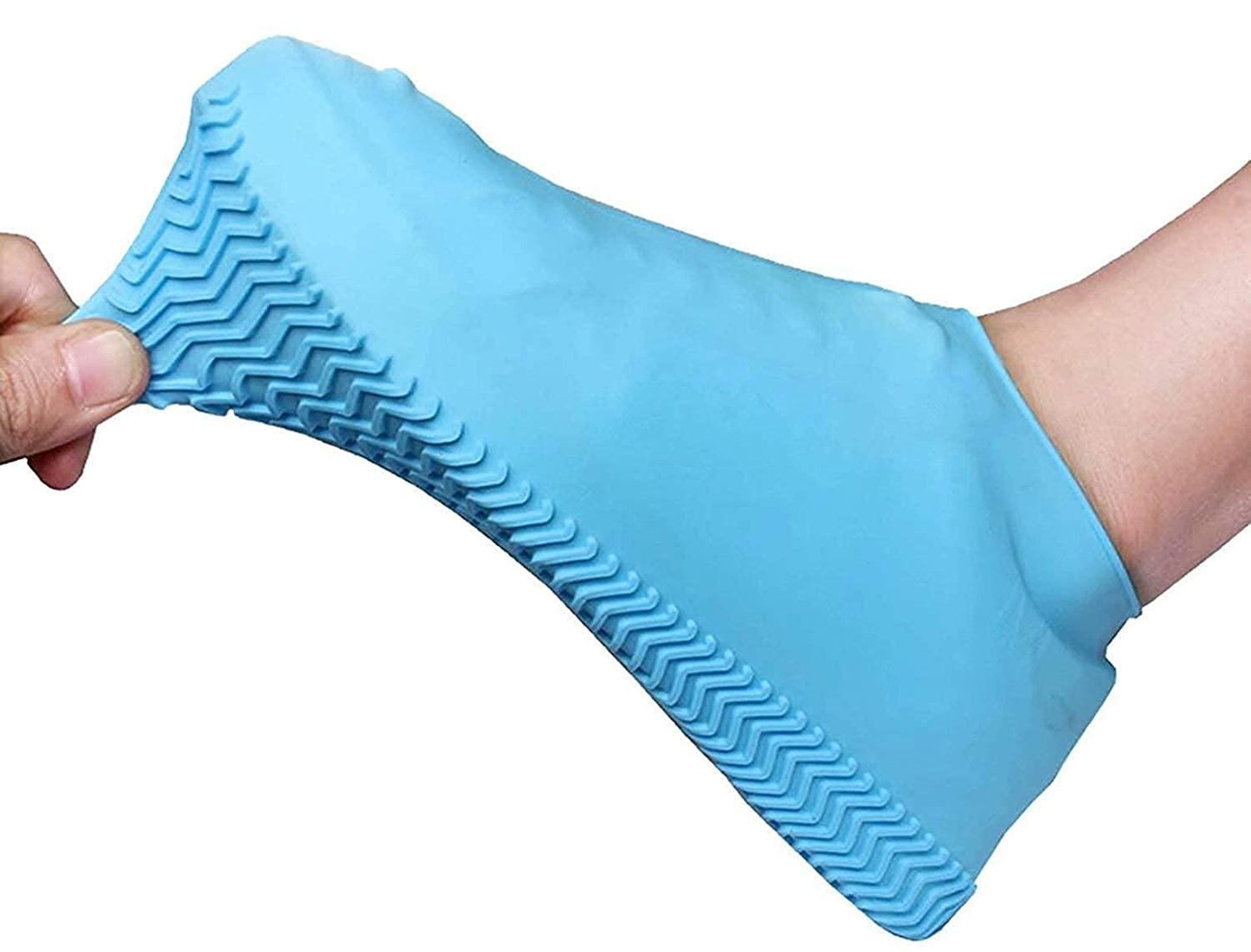 Silicone Reusable Waterproof Boot Covers – Anti-Skid Shoe Protectors for Rain, Snow & Mud (Pair)