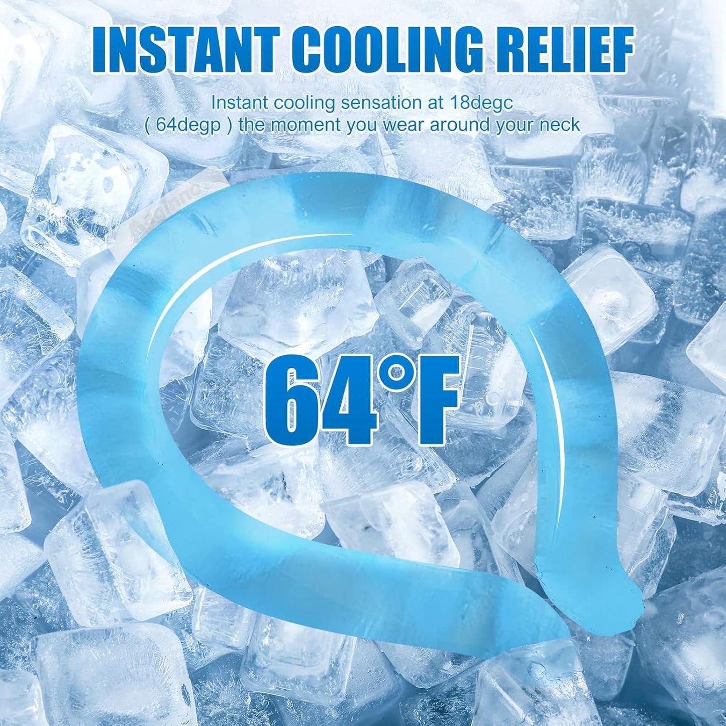 Reusable Neck Cooling Tube – Instant Chill, All-Day Comfort, No Ice Needed
