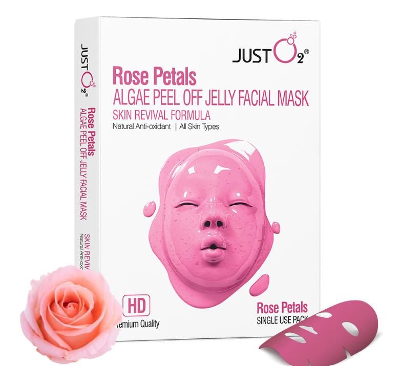 Rose Petals Algae Peel-Off Jelly Facial Mask – Luxurious Spa Experience at Home