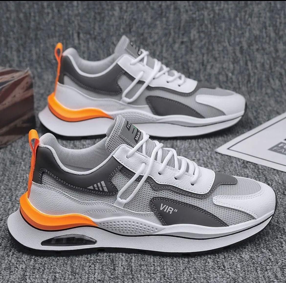 Men’s Ultra-Stylish Lightweight Casual Shoes – Trendy Everyday Comfort in Crisp White (UK 6 | US 7 | EUR 40)