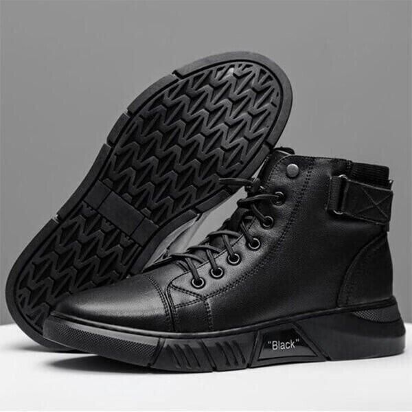 Men’s UrbanEdge™ Casual Boots – Rugged Style Meets All-Day Comfort (Black)