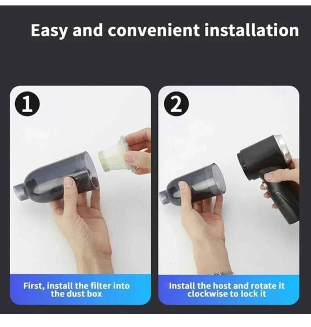 PowerSweep  Mini Cordless Vacuum & Air Duster – The Pocket-Sized Clean Machine