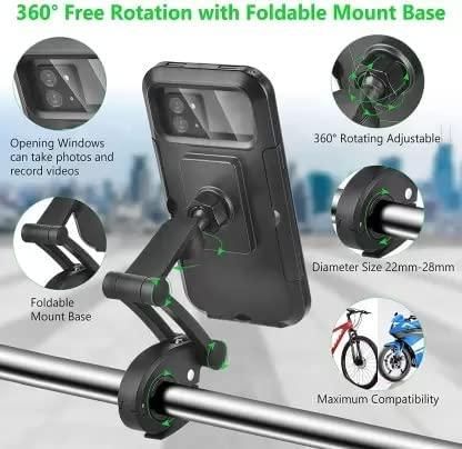 Universal 360° Rotation Waterproof Bike Phone Holder