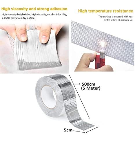 LeakLock™ Waterproof Sealing Tape – Heavy-Duty Butyl Adhesive for Roofs, Pipes & Cracks (5cm x 5m)