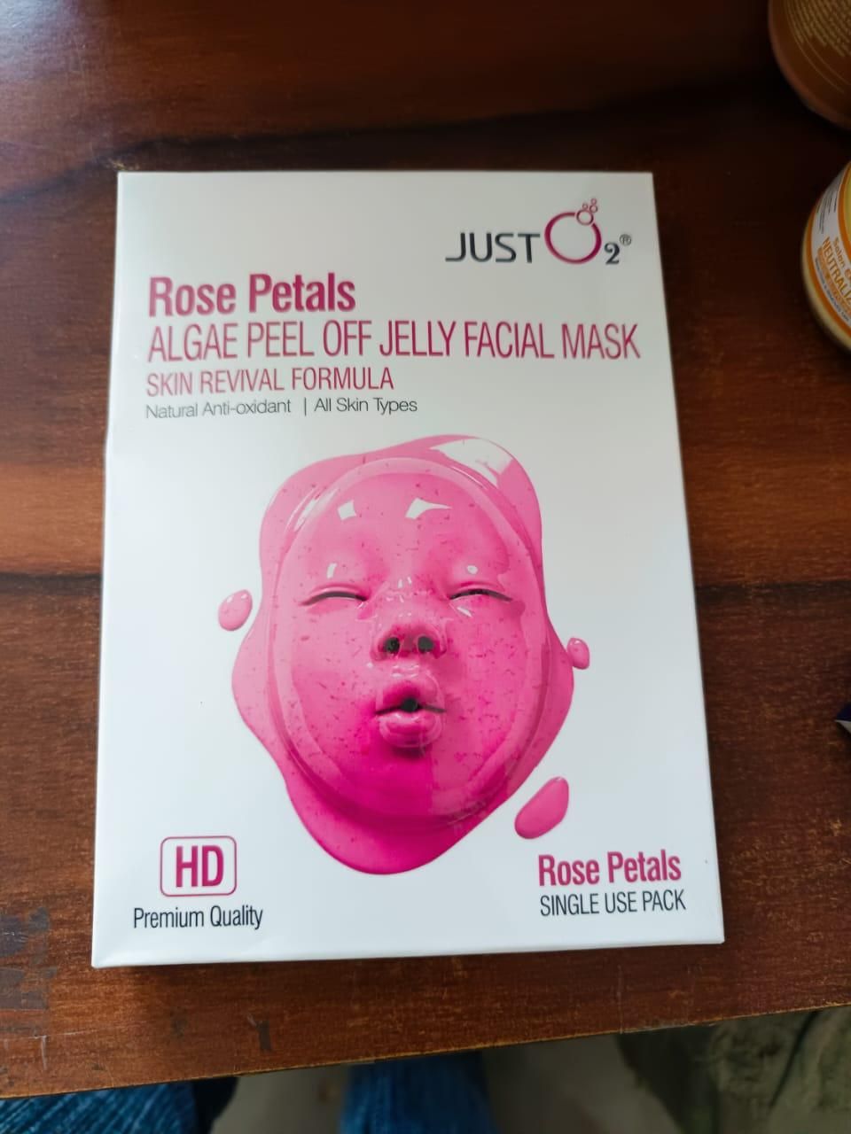 Rose Petals Algae Peel-Off Jelly Facial Mask – Luxurious Spa Experience at Home