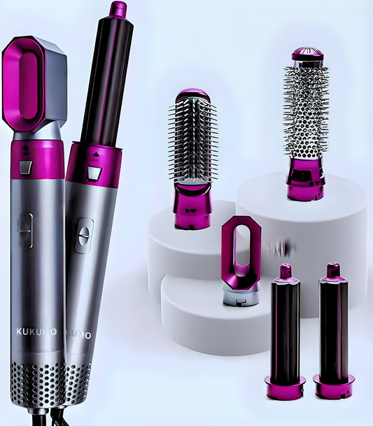 Transform Your Hair Effortlessly with the 5-in-1 Multifunctional Hair Dryer & Styling Tool